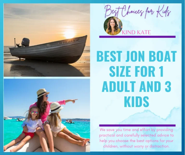 best jon boat size for 1 adult and 3 kids