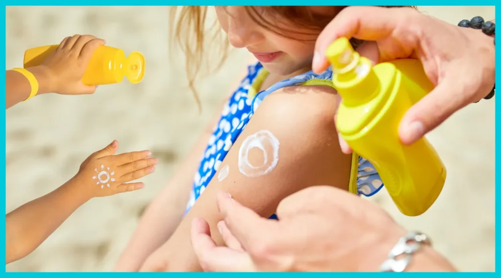 How to Apply Tinted SPF on Kids 